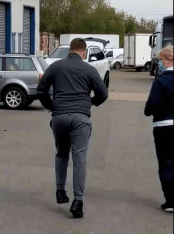 Chris and Running - Running in the car park