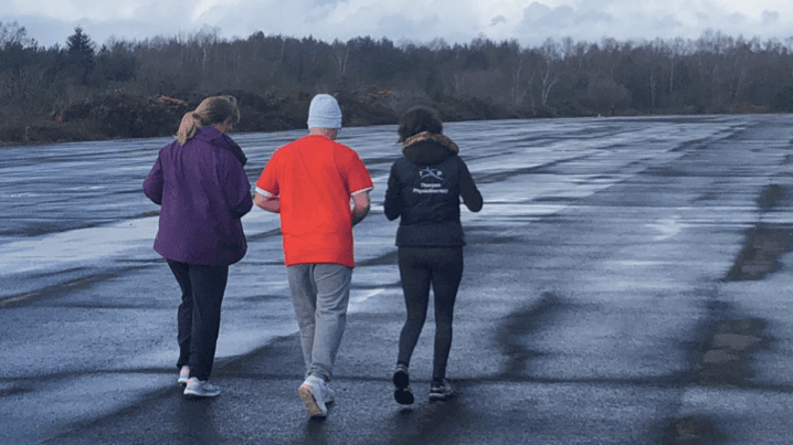 Chris and Running - Starting the mile